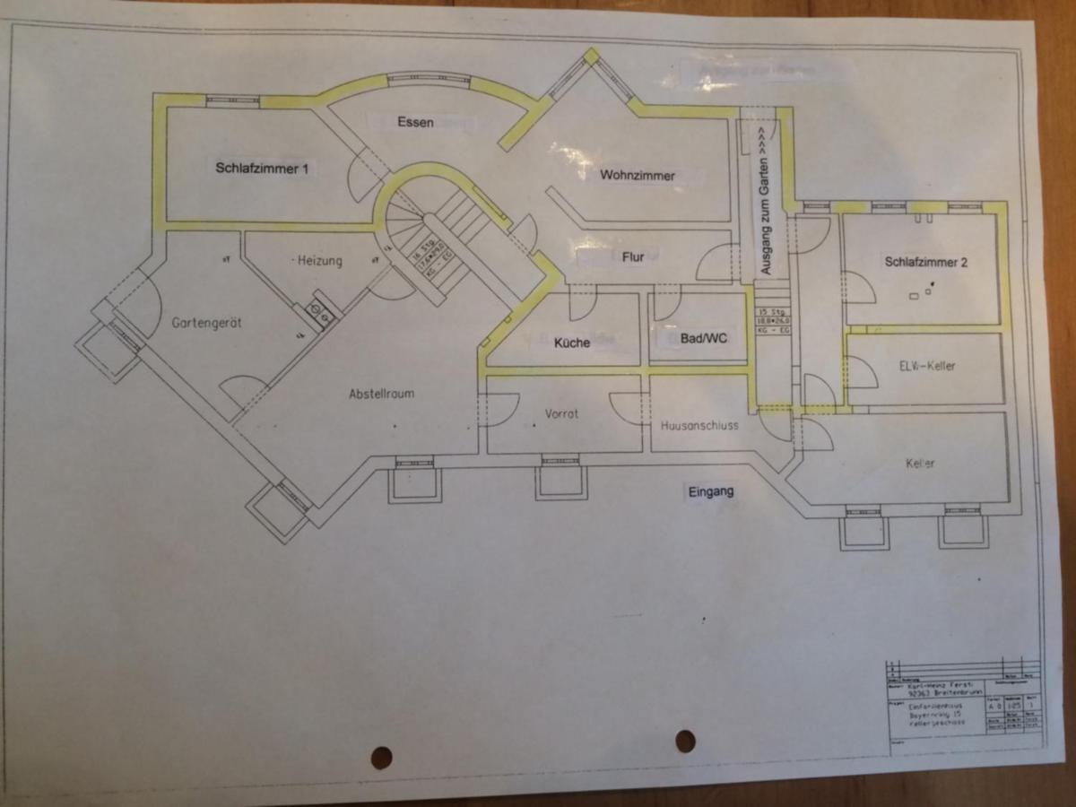 Ferienwohnung Bayernring Breitenbrunn  Exterior foto